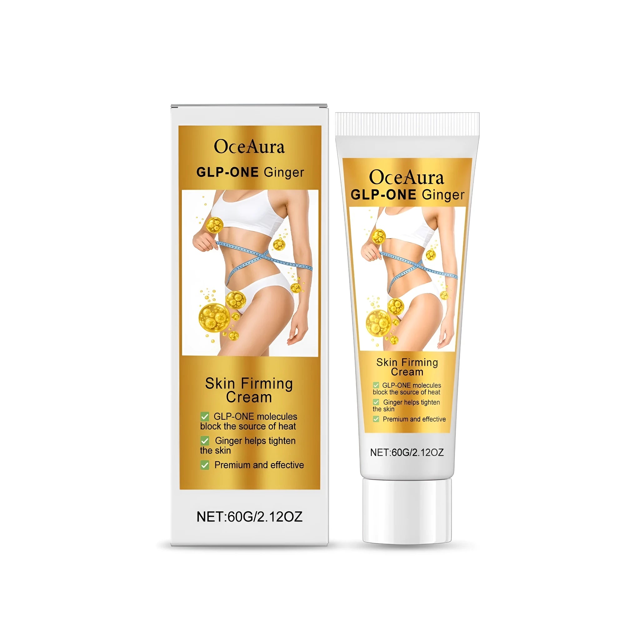 Glp-One Ginger Skin Firming Cream 60g pot for facial firming and wrinkle care.