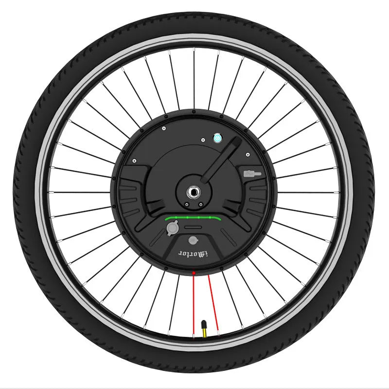 Imotor 3.0 black alloy hub wheel for electric bicycle conversion