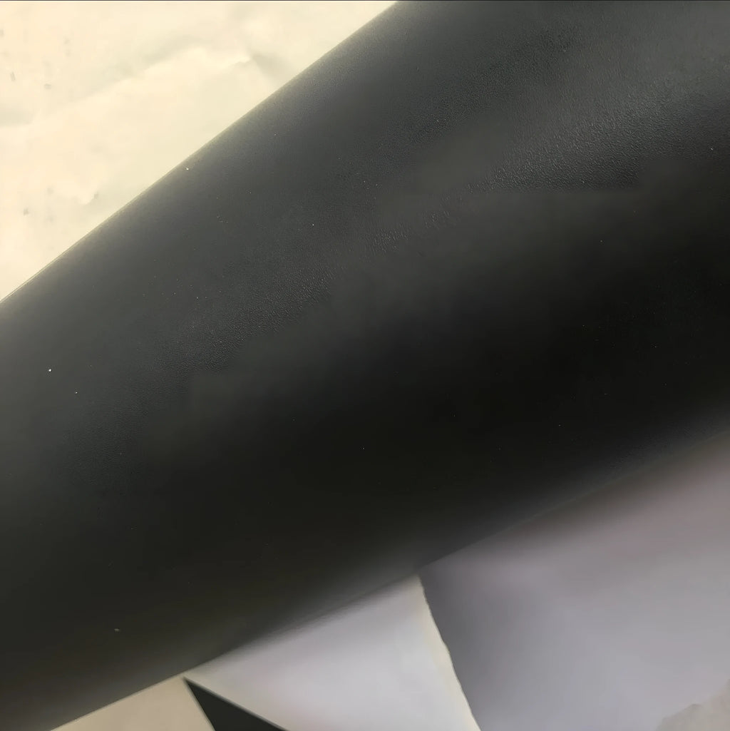 A4 matte black PVC self-adhesive sticker sheets in fine sand finish, 50 sheets per pack