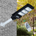 60W integrated solar street light with LED lighting and remote control for outdoor areas