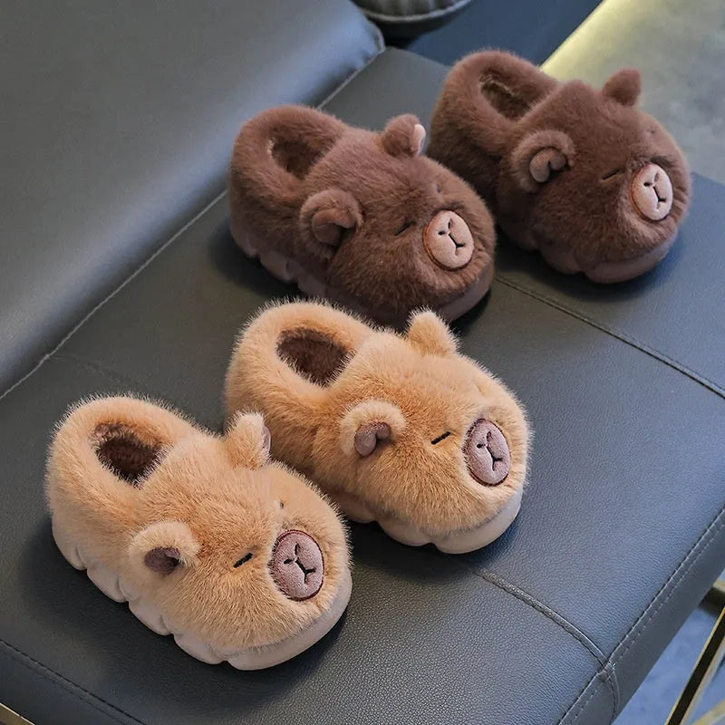 Kappabala children's cartoon EVA slippers in dark coffee colour for kids