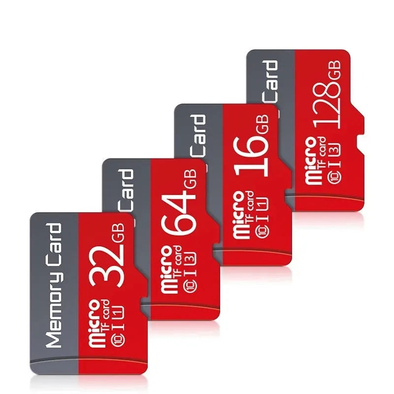 MicroSD memory card with SD adapter for recorder and monitoring device storage expansion