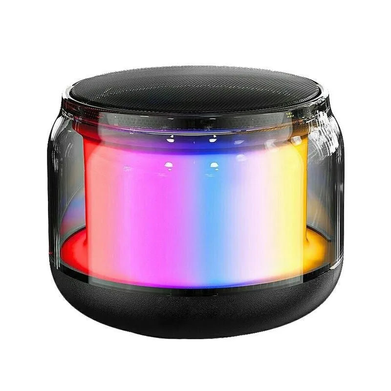 Black coloured glaze pistol grip Bluetooth speaker for desktop use