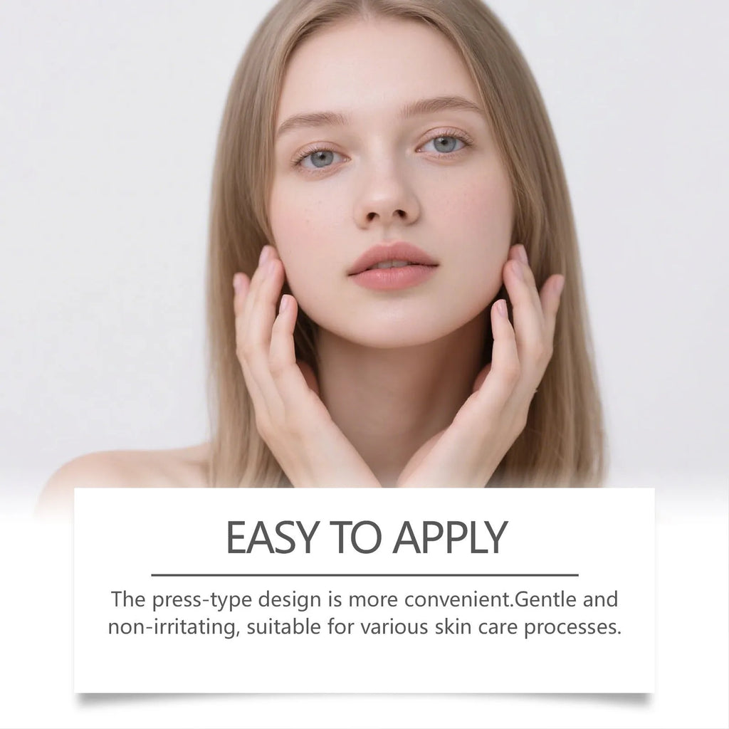 80ml bottle of cleansing nourishing facial moisturising liquid with hyaluronic acid and salicylic acid