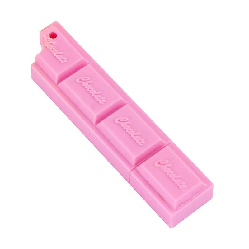 Chocolate-themed ballpoint pen with cartoon food design and 0.5mm tip in pink, beige, or brown colour