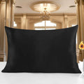 19 momme double-sided silk pillowcase showing colour options and three size variations