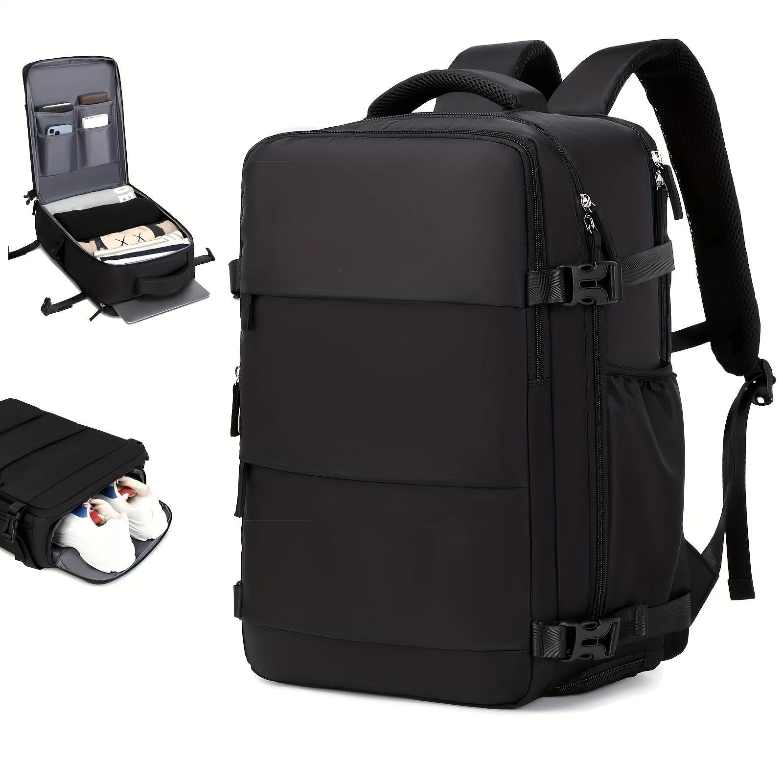 Men's multifunctional nylon luggage backpack in four colour options with 20-35 litre capacity