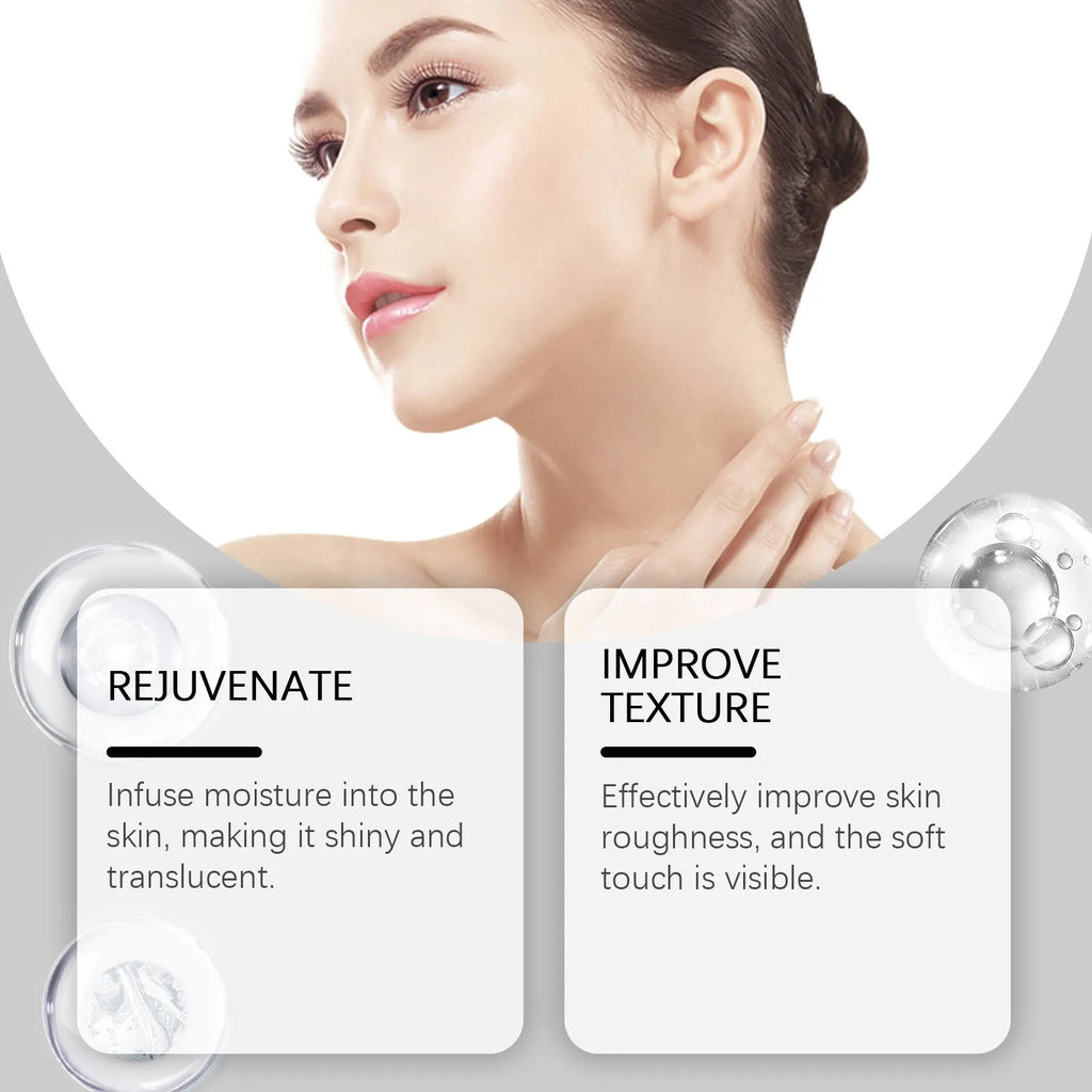 Four collagen facial masks for skin tightening treatment measuring 23.5x16.8cm