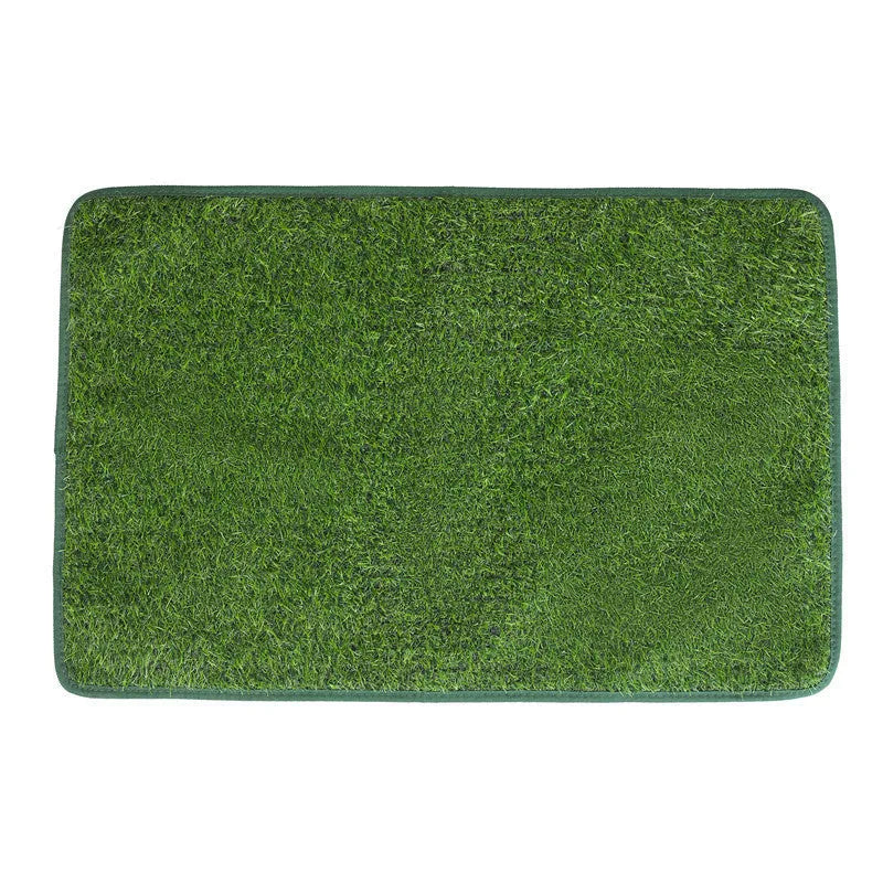 Green realistic dog grass pee pad for indoor outdoor potty training washable mat