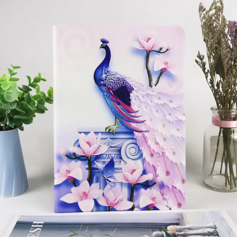 Cartoon leather design TPU protection case for an iPad tablet on a table.