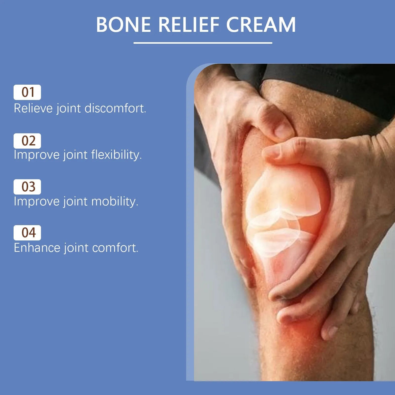 100g tube of joint relief cream with mint leaf and cumin seed oil active ingredients