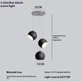 Nordic style ball chandelier table lamp in moon white finish with creative art design