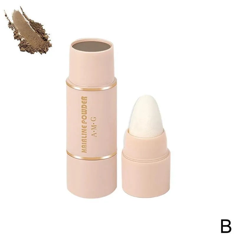 Brow stamp shaping kit with retouching shadow stick and 24 eyebrow cards for natural eyebrow shape