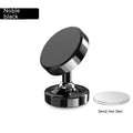 Magnetic car phone holder with air vent clip in metallic finish