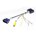 Black car camera conversion box with pure copper construction for Volkswagen Skoda MIB platform compatibility