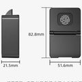 F079 punch free electronic drawer lock with key for no-drill installation