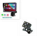7-inch portable car smart display with retractable bracket showing wireless Carplay interface on screen