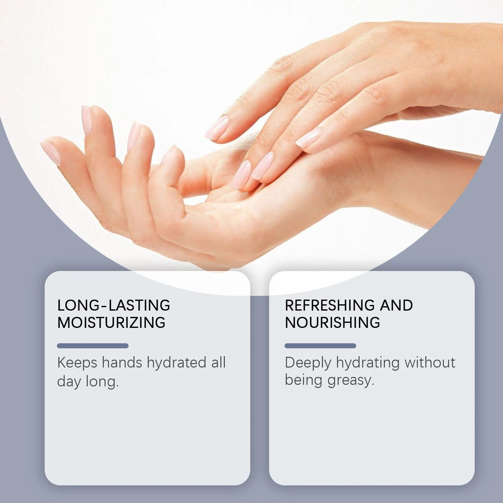 30g tube of moisturising hand cream with glycerin, hyaluronic acid and shea butter oil