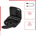 Wireless mono Bluetooth headset for driving with hanging ear design and 10m range