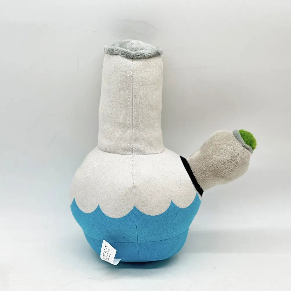 24cm kettle-shaped plush dog toy with picture style design for small and medium dogs