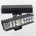 Black aluminium 7-inch LED strip work light with straight line shape