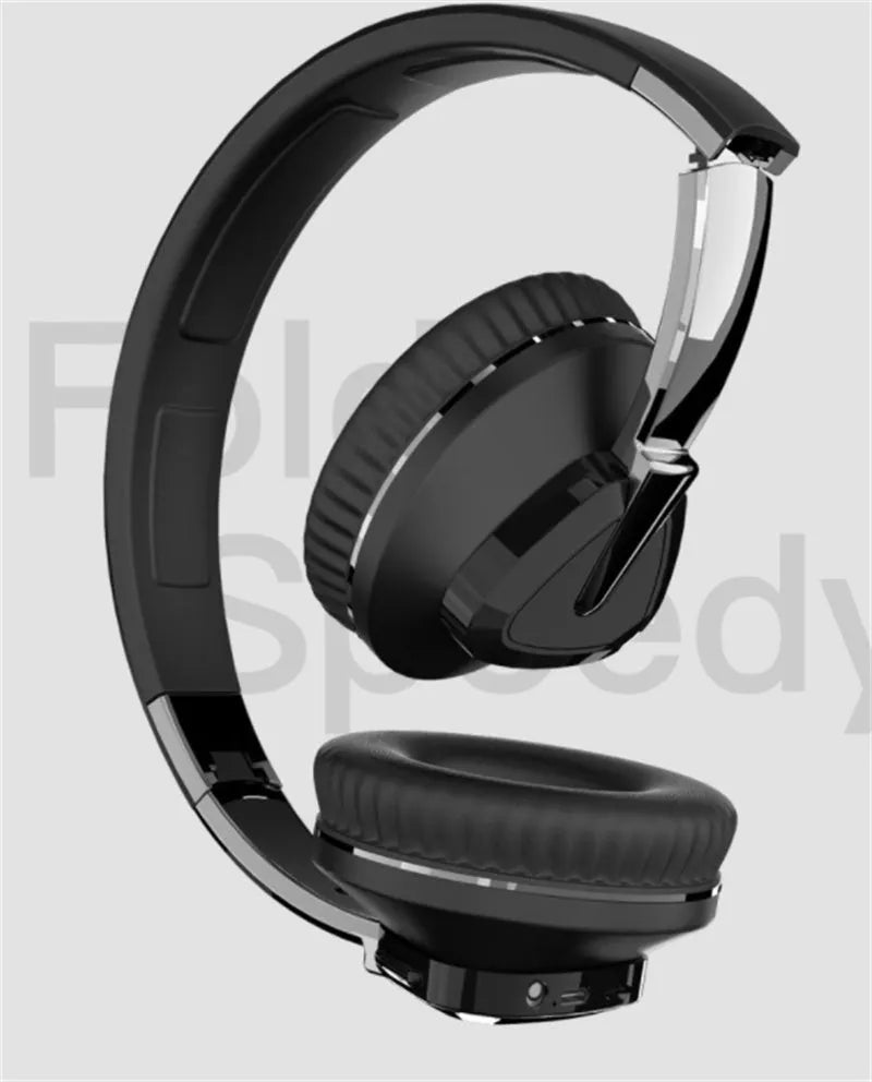 H3 wireless subwoofer headset in black colour showing ear cushions and control buttons