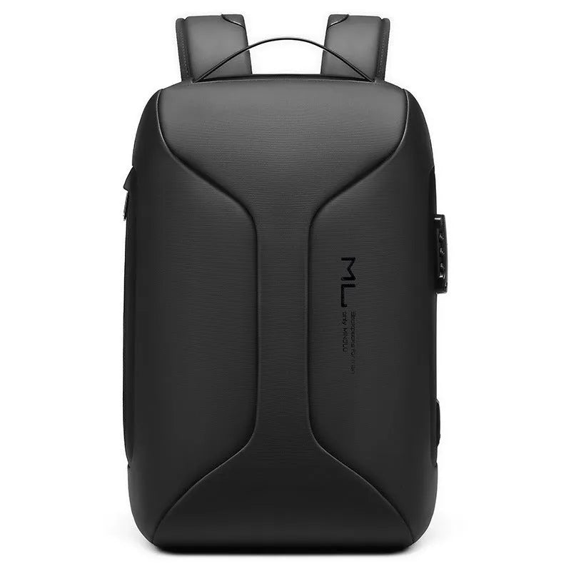 Men's 50L business travel backpack in Oxford cloth with waterproof anti-theft features and air pillow straps
