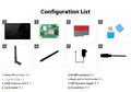 13.3-inch integrated computer touch display with Raspberry Pi CM4 module for voice assistant projects.