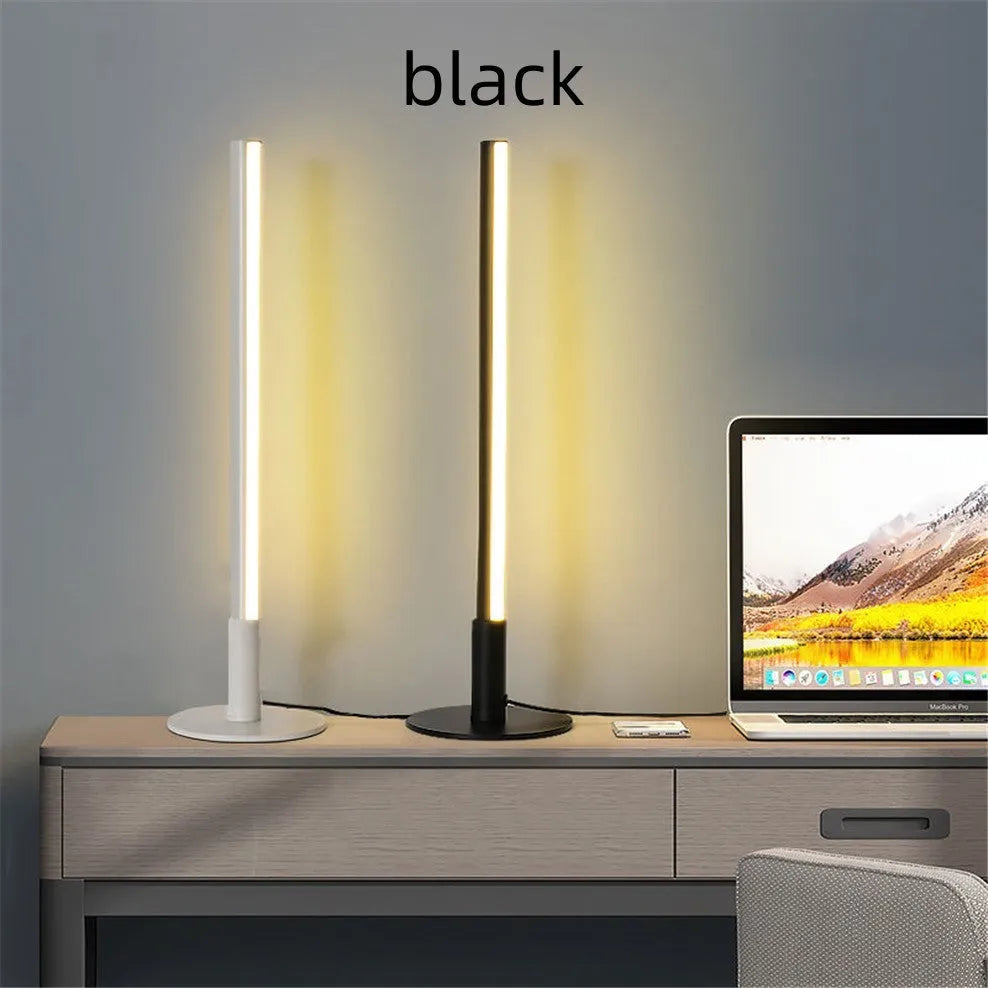 Black retro aluminium atmosphere lamp with LED lighting for 5-10m² room coverage