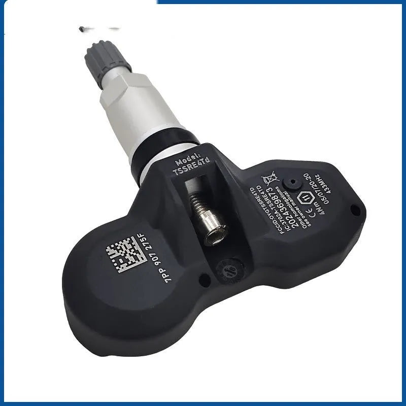 Black tyre pressure monitor for Audi cars with OBD connection