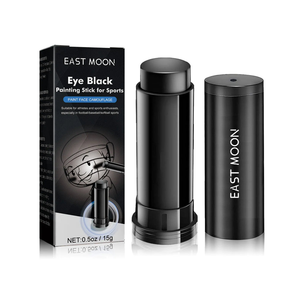 15g sports eye black paint stick in 8.6cm case for baseball and athletic use