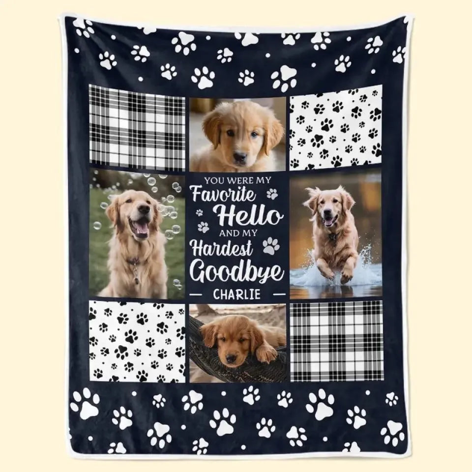 White super soft flannel pet dog blanket laid flat, showing its texture, with size options for 80x100cm, 130x150cm, and 150x200cm.