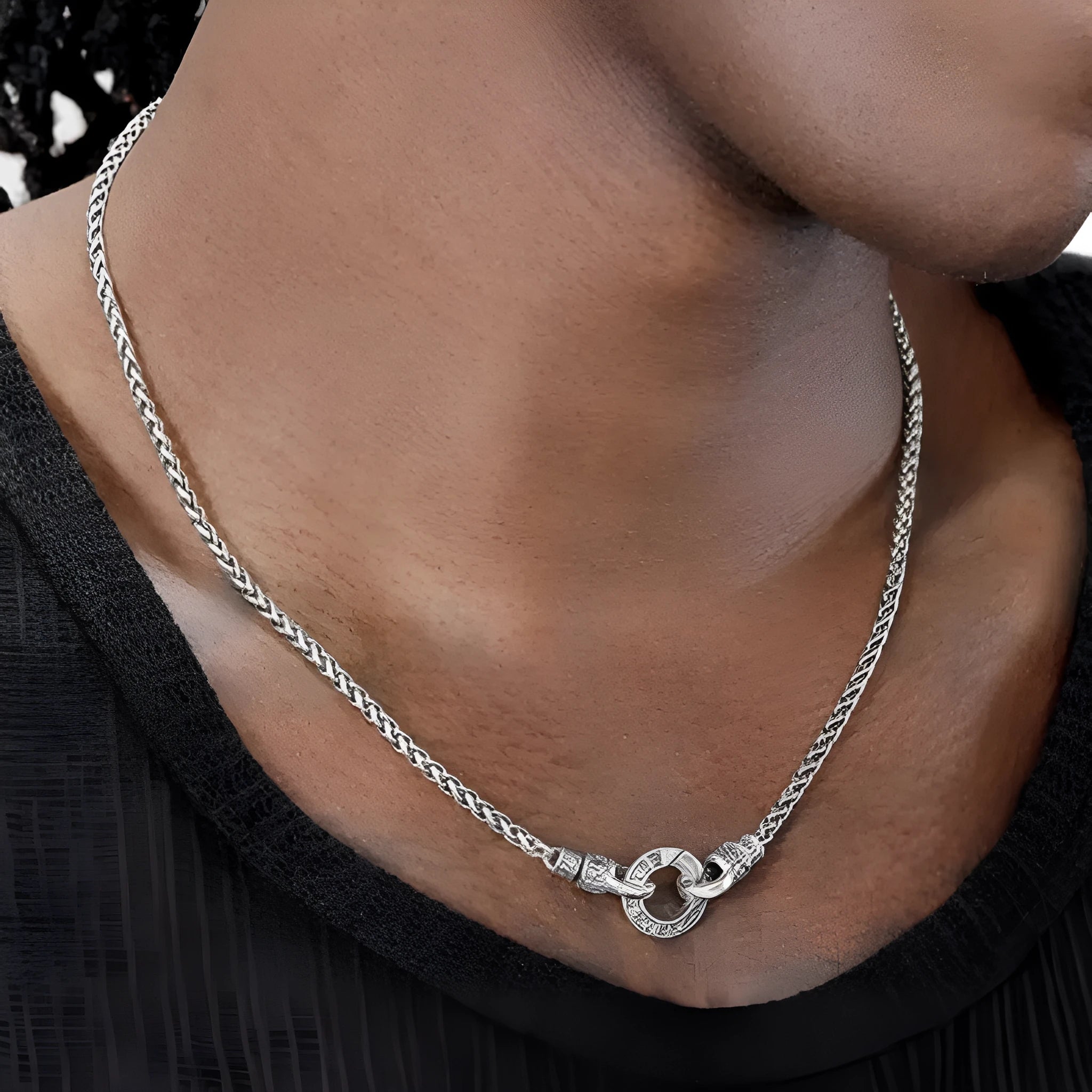 S925 sterling silver clavicle necklace for women with pendant, available in 50cm, 55cm or 60cm lengths
