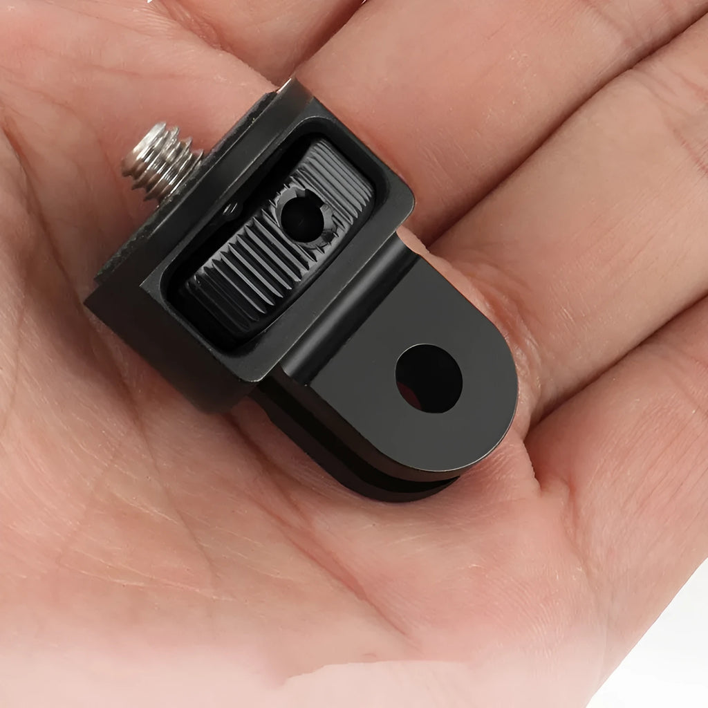 Aluminium alloy camera adapter screw with 1/4-inch thread in multiple colour options