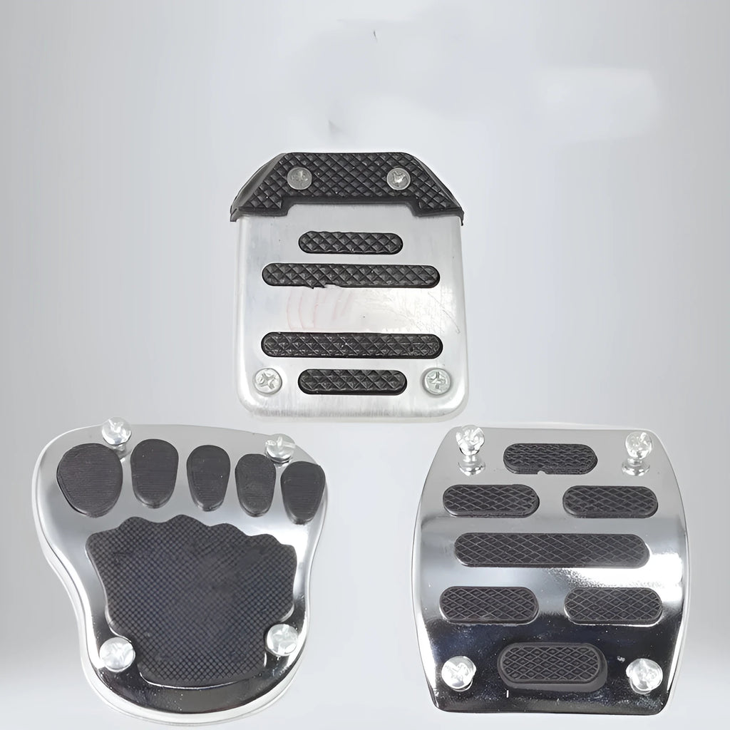 Metal motorcycle scooter brake pedal skid plate replacement footplate