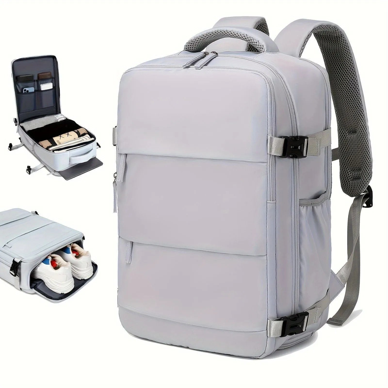 Men's multifunctional nylon luggage backpack in four colour options with 20-35 litre capacity