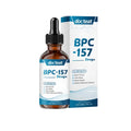 60ml bottle of Muscle Recovery Energy Supplement Drops with dropper containing mint leaf and traditional Chinese medicine extracts
