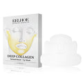 Four collagen facial masks for skin tightening treatment measuring 23.5x16.8cm