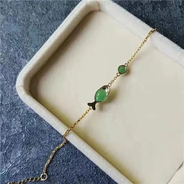 Copper bracelet with electroplated yellow gold finish and retro design