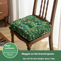 American style dining chair seat cushion with floral pattern, 40x40x8cm dimensions with thick padding