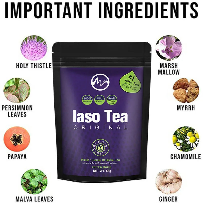 Sugar-free instant slimming tea bag with cold soaking preparation for weight management