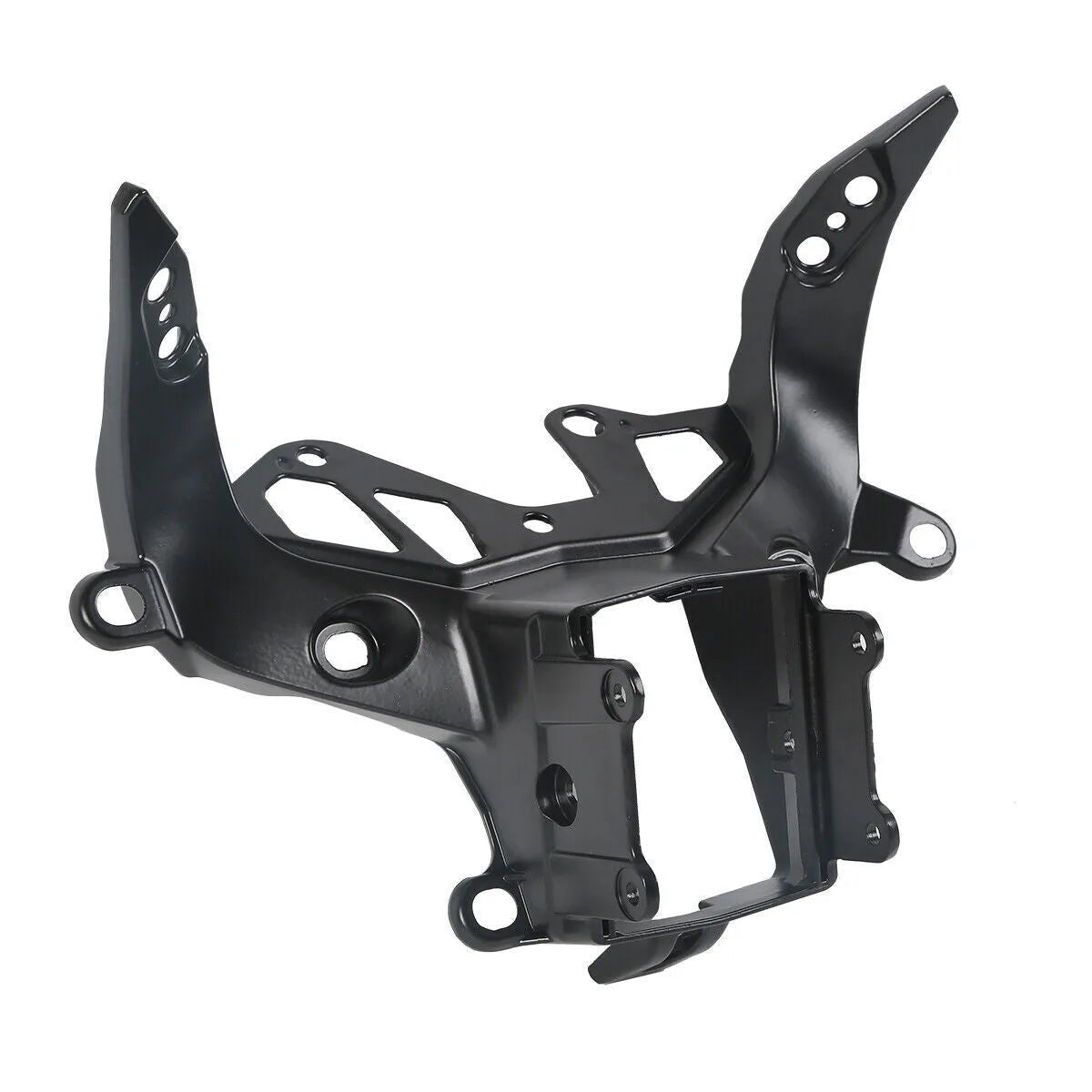 Black aluminium headlight mounting bracket for BMW S1000RR motorcycle 2009-2018