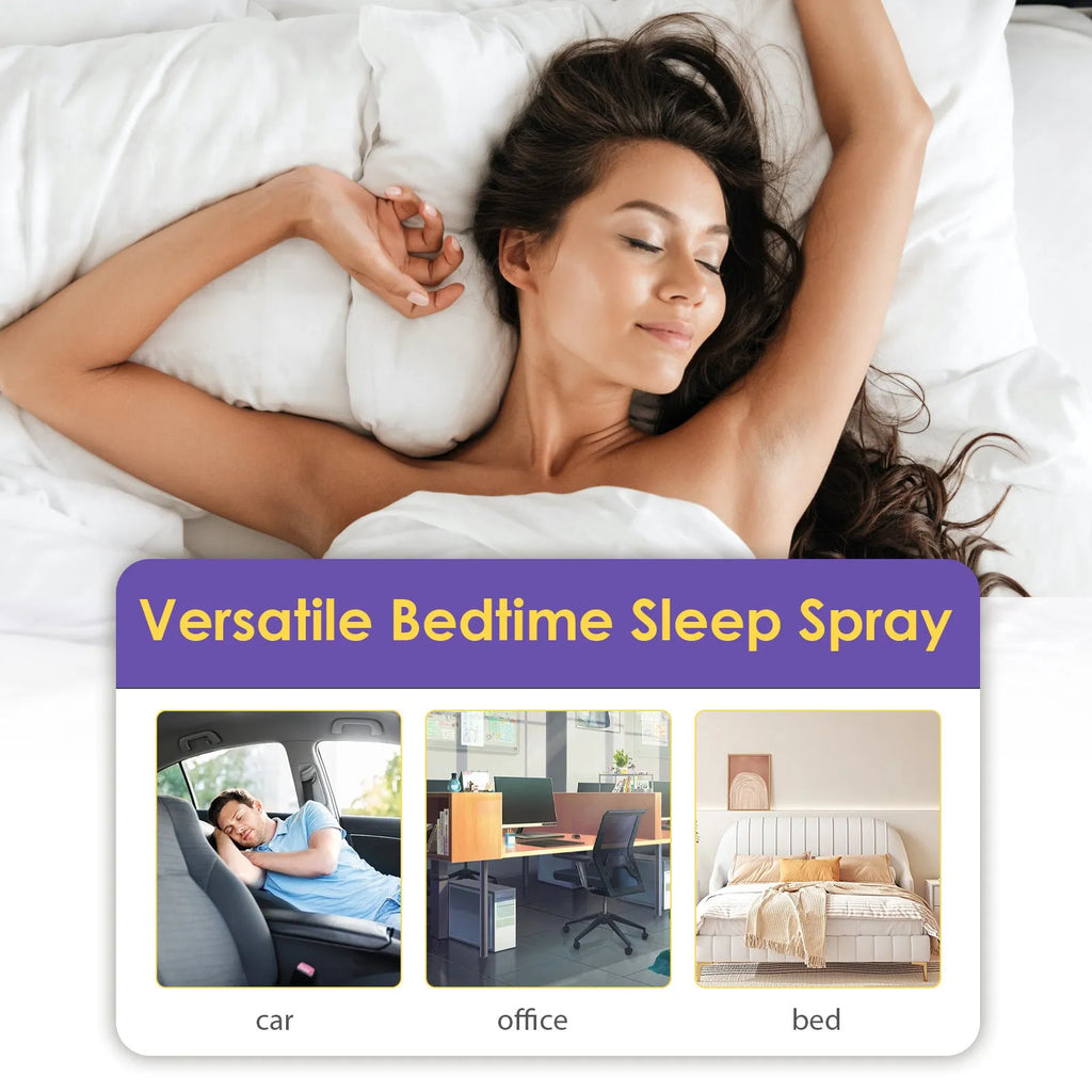 30ml lavender sleep spray bottle for aromatherapy and bedtime relaxation