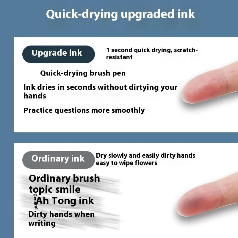 Quick-drying neutral push bullet pen refills in black, blue, red and ink blue colours with 500m writing length