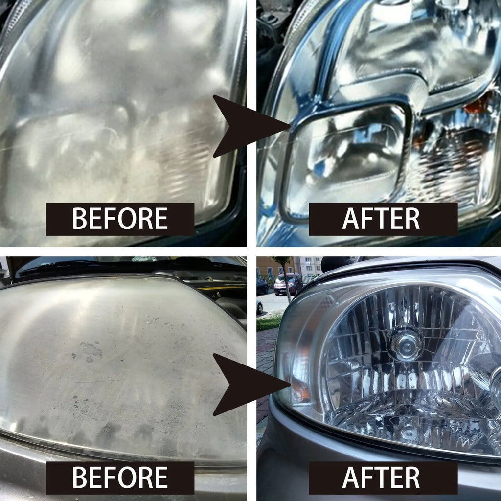 150ml bottle of car headlight repair liquid for restoring faded plastic lenses