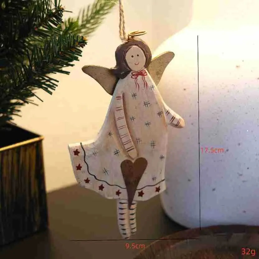 Hand-painted carved wooden door pendant showing love heart, XINGX, and letter design options.