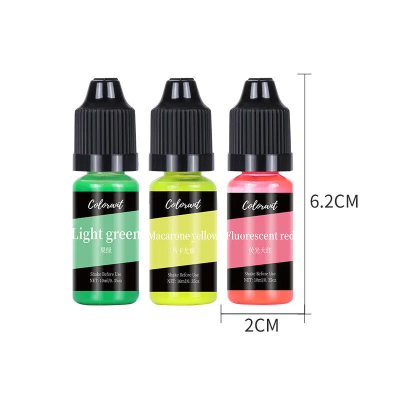 30 colour oil-based dye concentrate bottles for DIY candle and soap making