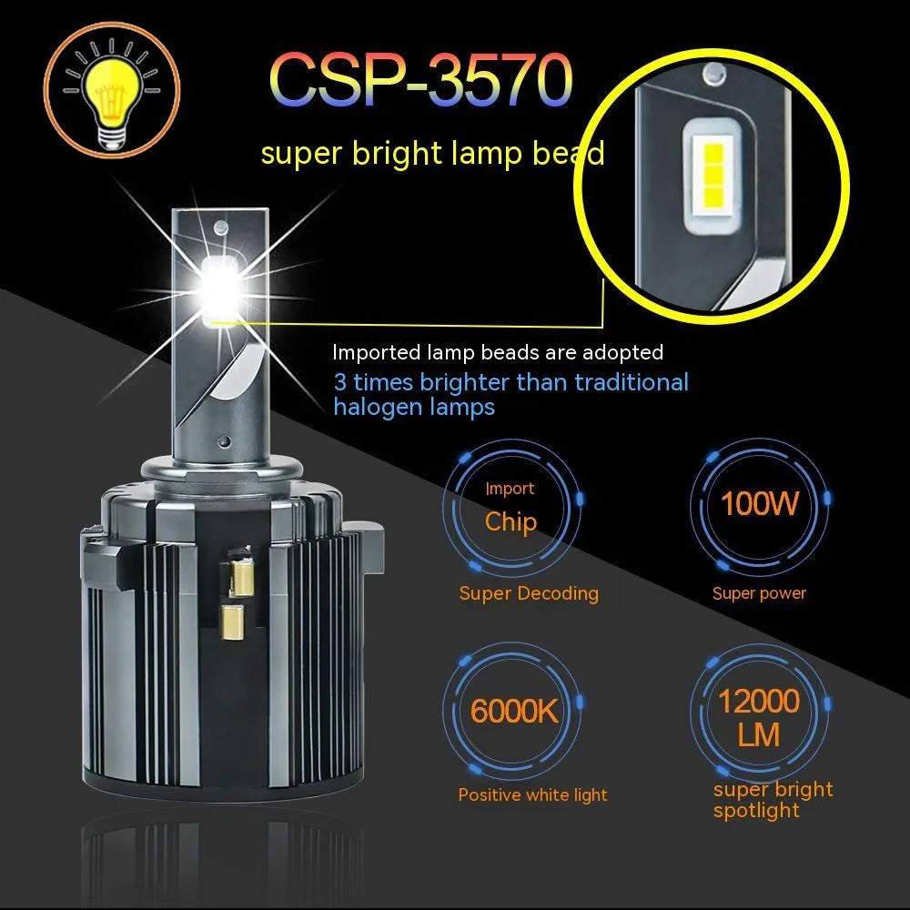 Golf 7 LED low beam headlight bulb for Xia Lang Tuan variant with aviation aluminium housing
