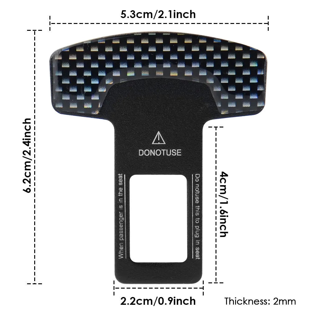Aluminium alloy bottle opener keychain with a 2.1cm lock-tongue buckle in frosted carbon fibre finish.