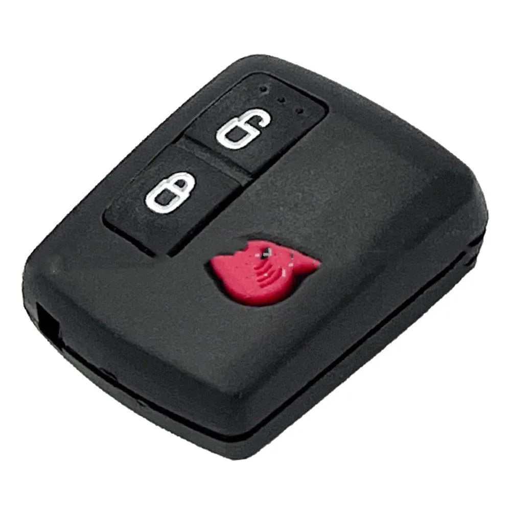 Ford car remote key replacement shell in ABS plastic, showing 2+1 and 3+1 button layout options.